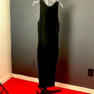 Maxi Stretch Polyester Knit Dress by House of London